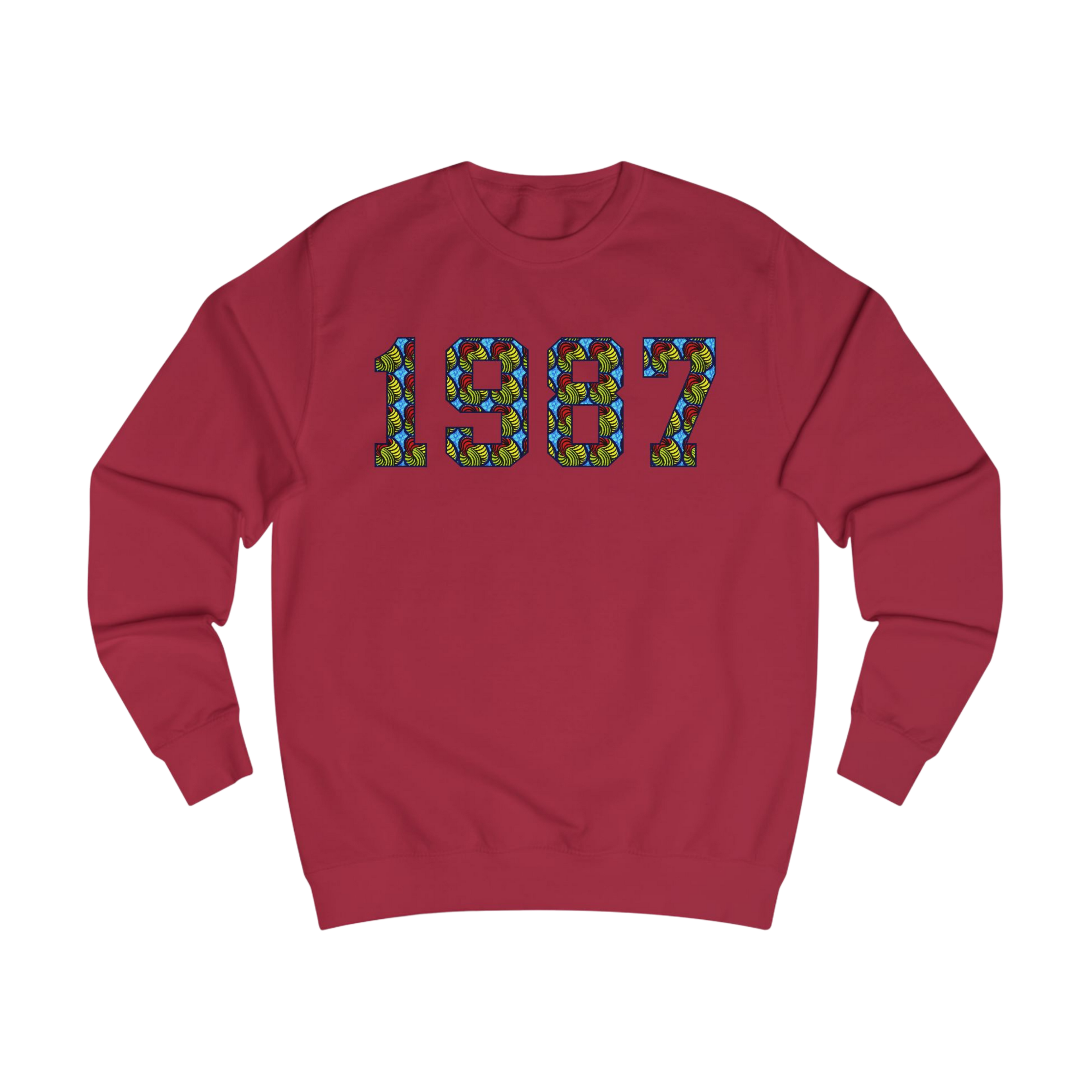 Personalised African Print (Custom Word, Name, Slogan, Year) - Adult Hoodie, Sweatshirt or T-Shirt