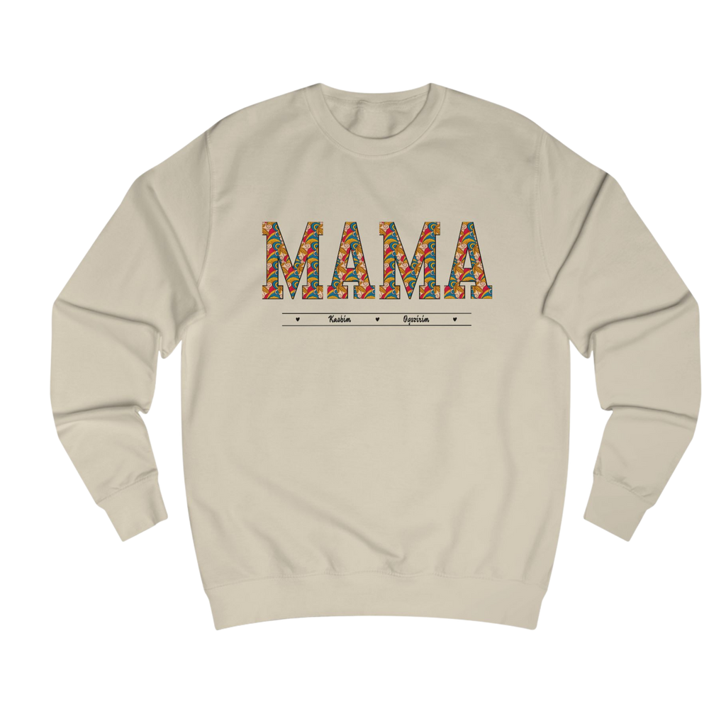 MAMA Personalised African Print (Children’s Names) Hoodie, Sweatshirt or T-Shirt