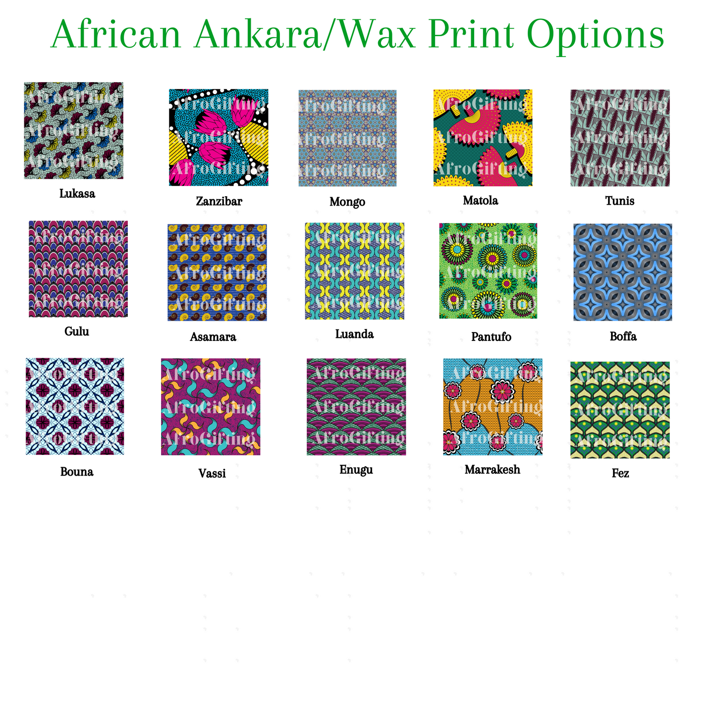 Personalised Ankara African Print Cushion