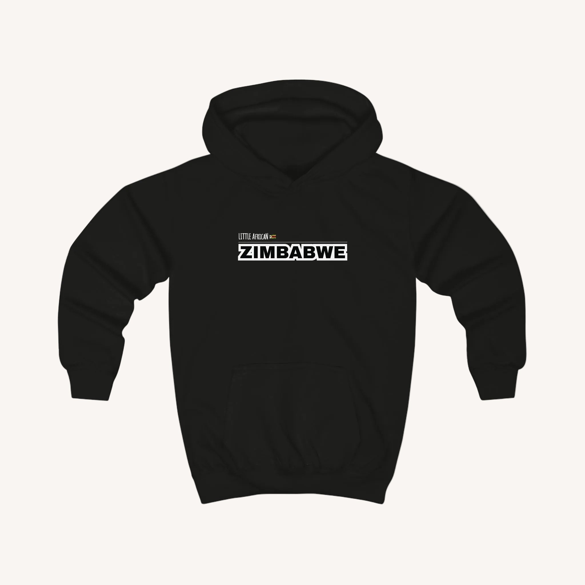 Little African Personalised (Country & Flag) - Kids Hoodie, Sweatshirt or T-Shirt