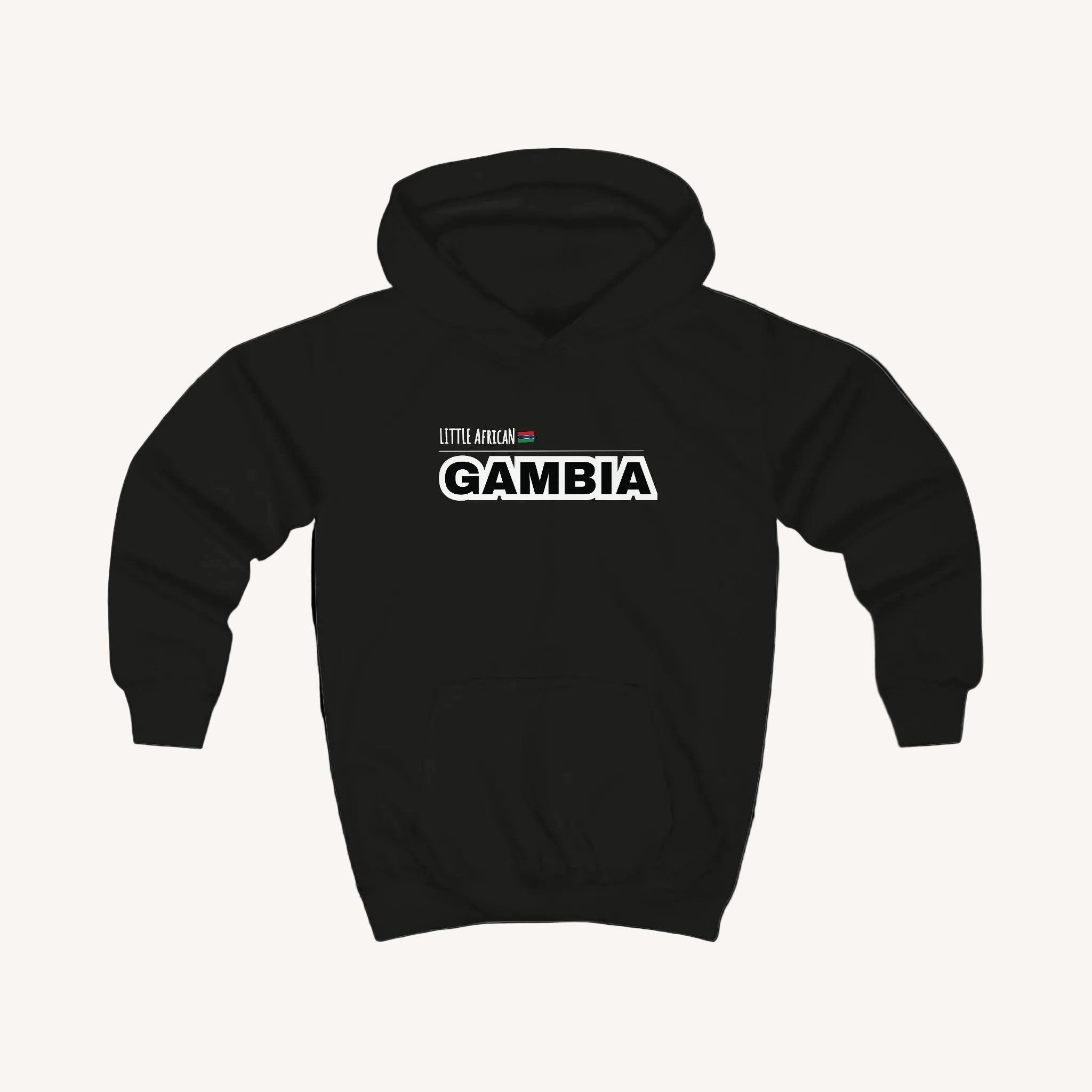 Little African Personalised (Country & Flag) - Kids Hoodie, Sweatshirt or T-Shirt