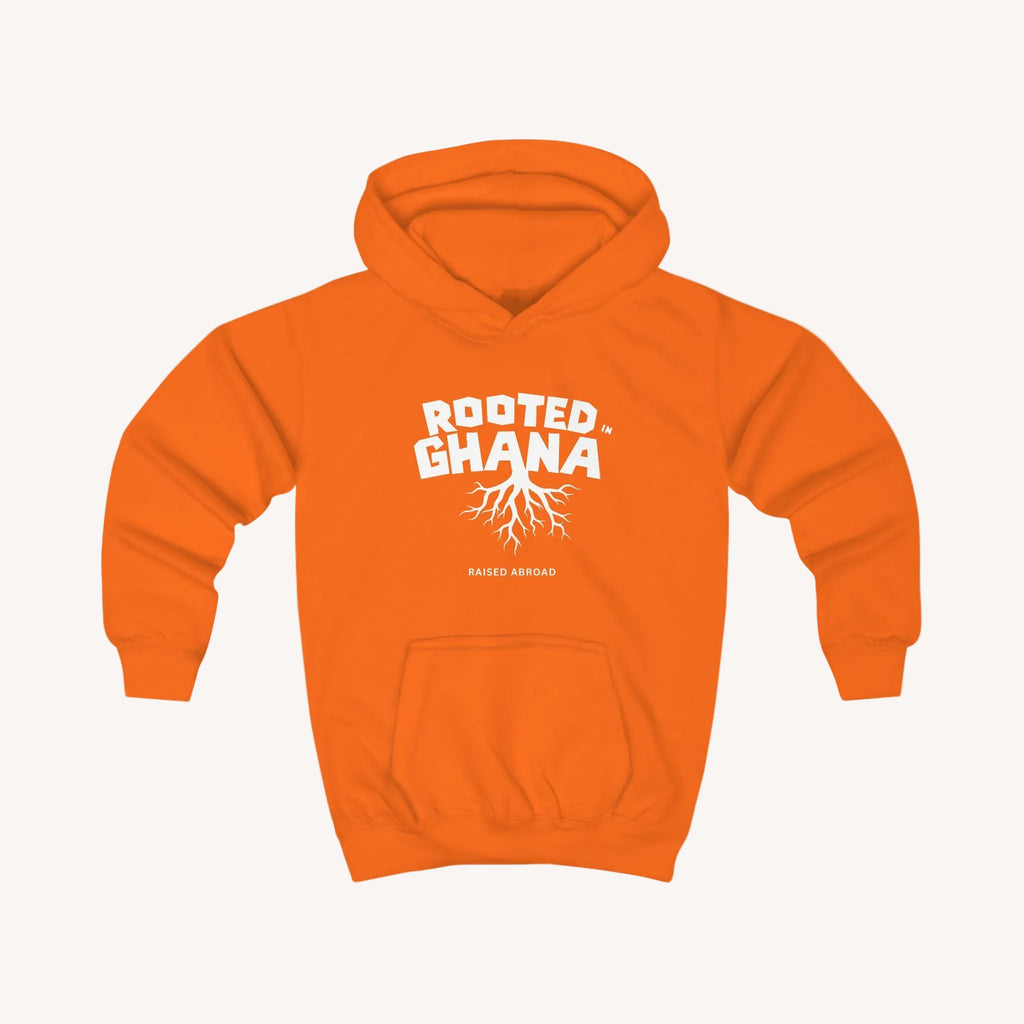 Rooted in (Custom Country) Raised Abroad Personalised Hoodie