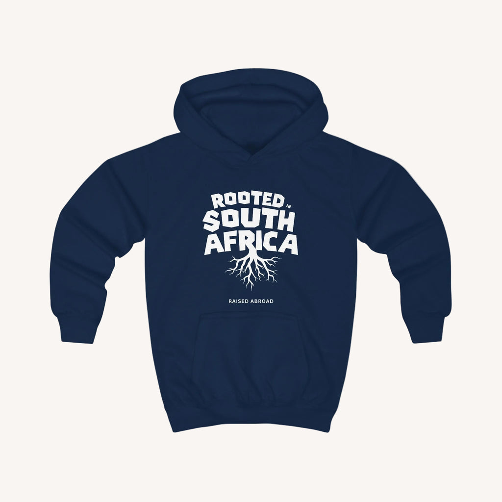 Rooted in (Custom Country) Raised Abroad Personalised Hoodie