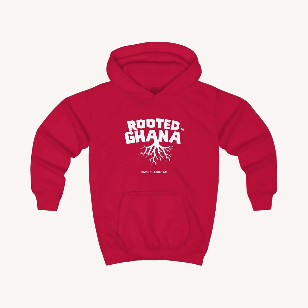 Rooted in (Custom Country) Raised Abroad Personalised Hoodie