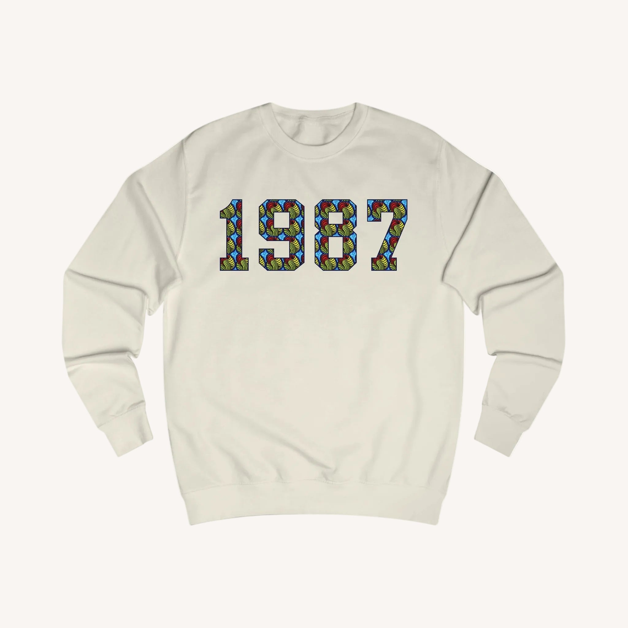 Personalised African Print (Custom Word, Name, Slogan, Year) - Adult Hoodie, Sweatshirt or T-Shirt