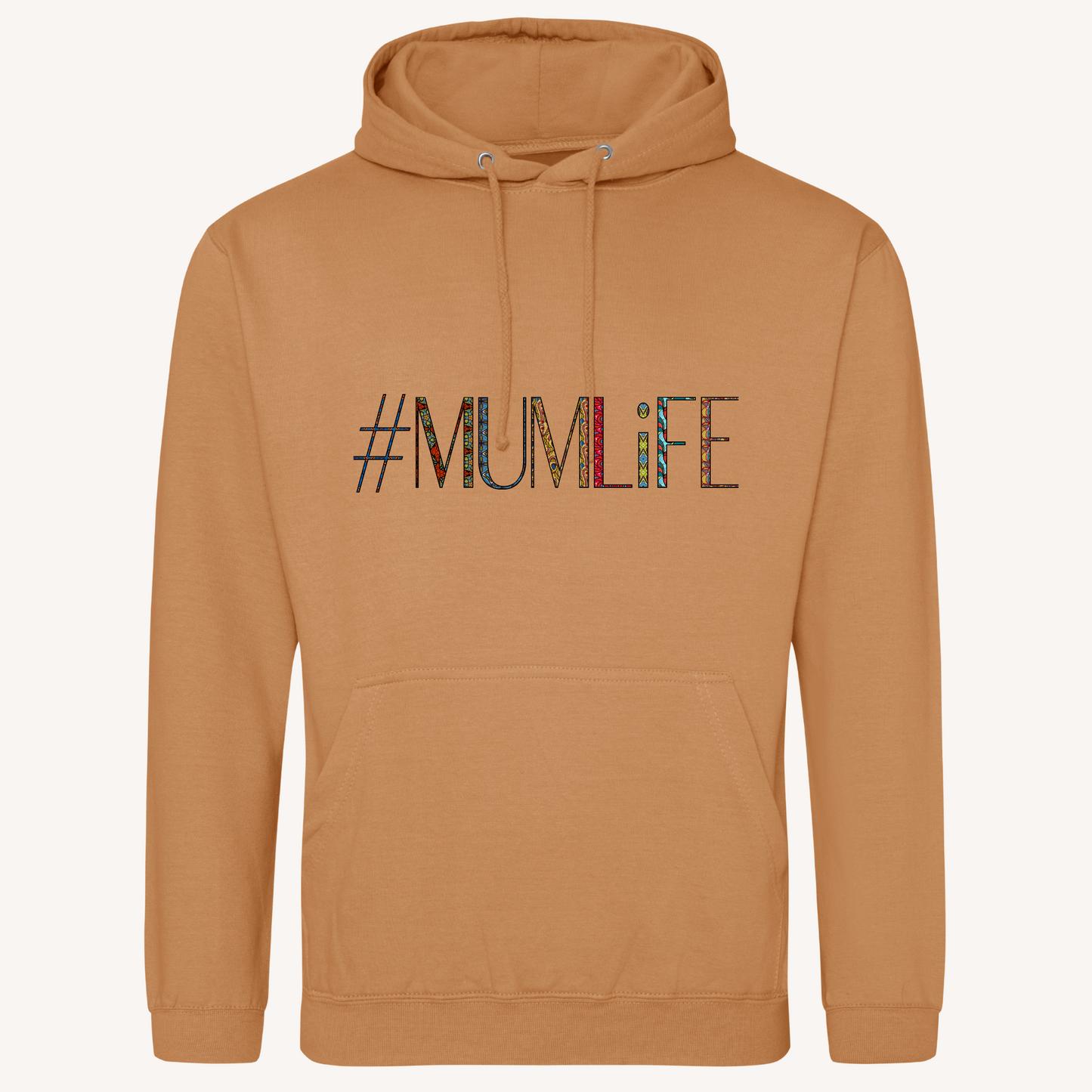 '#MumLife' Ankara Hoodie