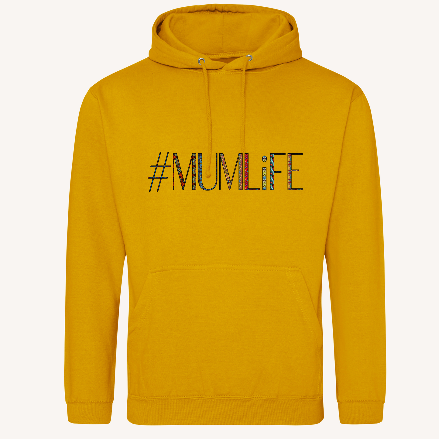 '#MumLife' Ankara Hoodie