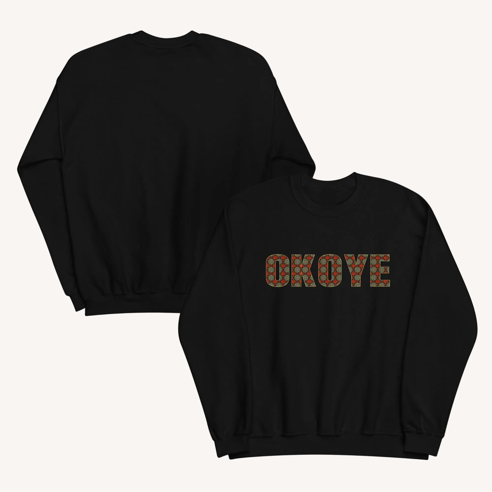 Personalised African Print (Custom Word, Name, Slogan, Year) - Adult Hoodie, Sweatshirt or T-Shirt