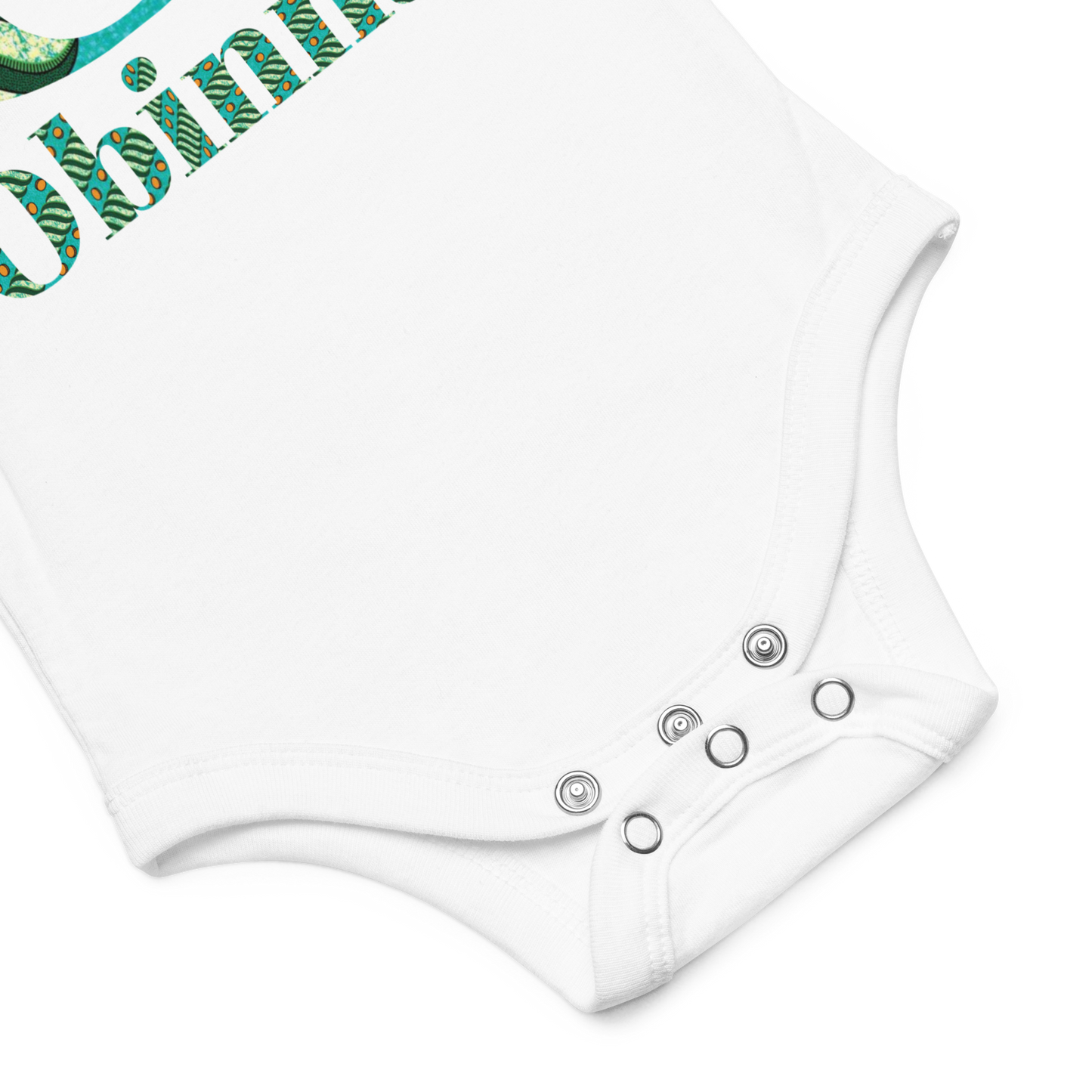 Personalised Ankara African Print Initial & Name - Children Babygrow & T-Shirt